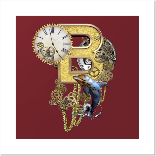 Alphabet-monogram capital-letter B Wall Art by Just Kidding by Nadine May